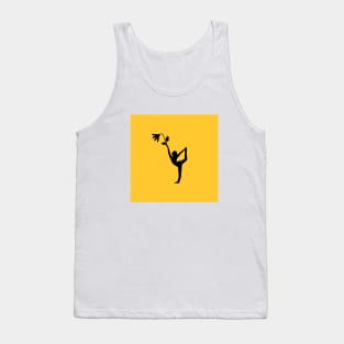 Balanced woman silhouette Tank Top